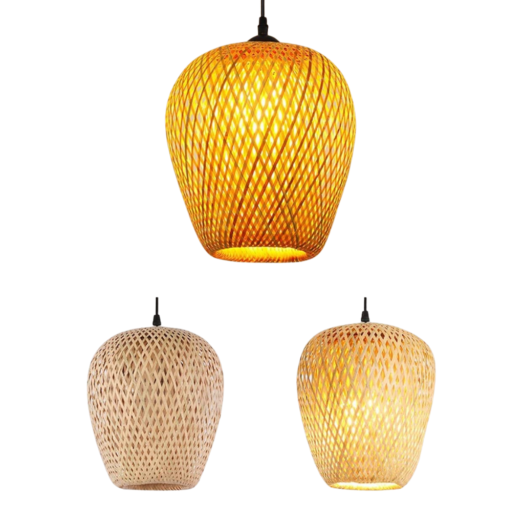 Lámpara colgante LED moderna 12W luz blanco cálido E27 - Para dormitorio, sala de estar y pasillo, montaje en techo