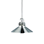 Lámpara Colgante Campana Acero Inoxidable Cepillado - Diseño Moderno Minimalista